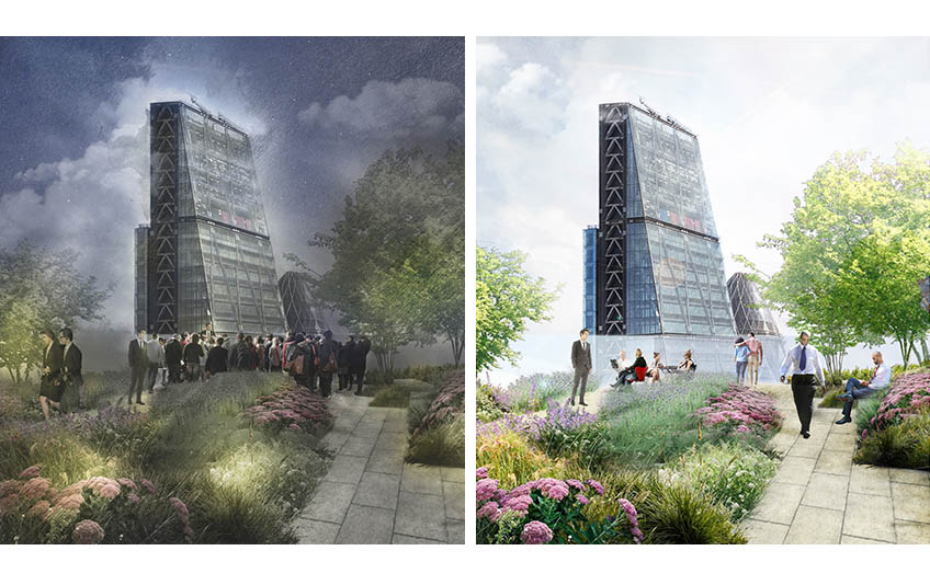 Day and Night Roof Terraces